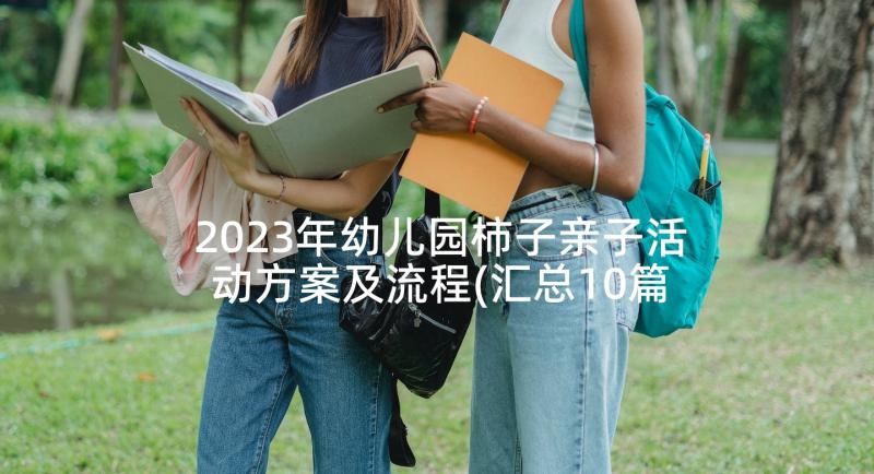 2023年幼儿园柿子亲子活动方案及流程(汇总10篇)