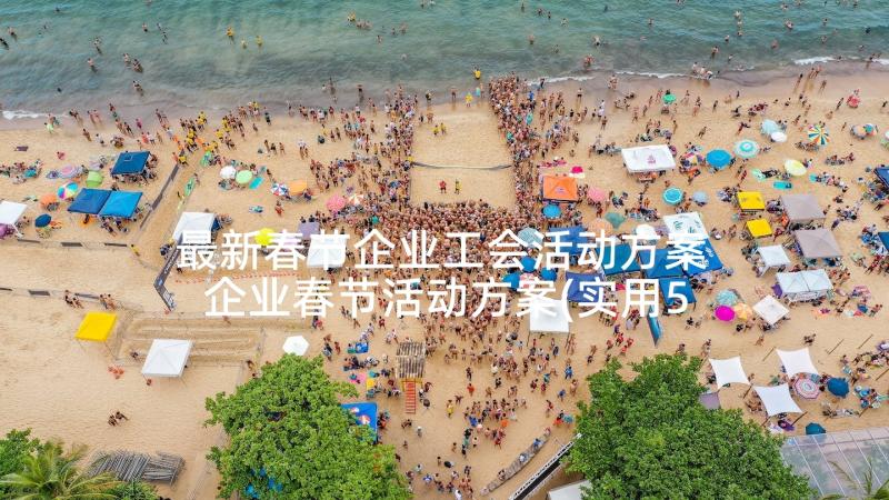 最新春节企业工会活动方案 企业春节活动方案(实用5篇)