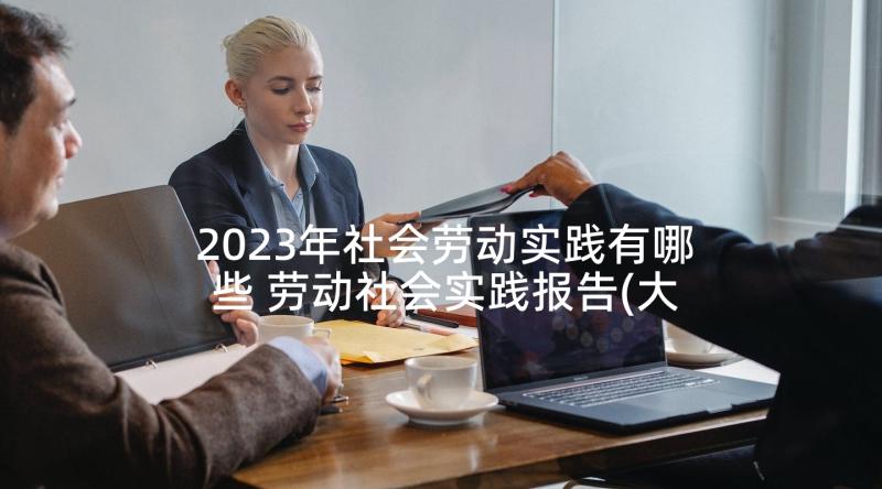 2023年社会劳动实践有哪些 劳动社会实践报告(大全9篇)