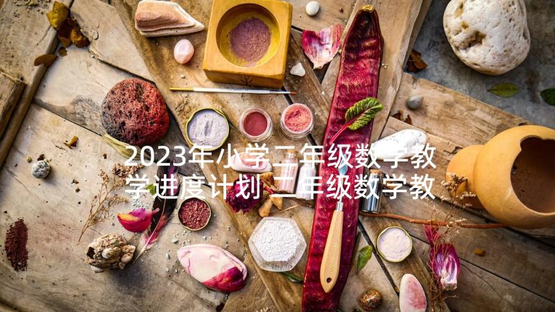 2023年小学二年级数学教学进度计划 二年级数学教学计划(大全5篇)