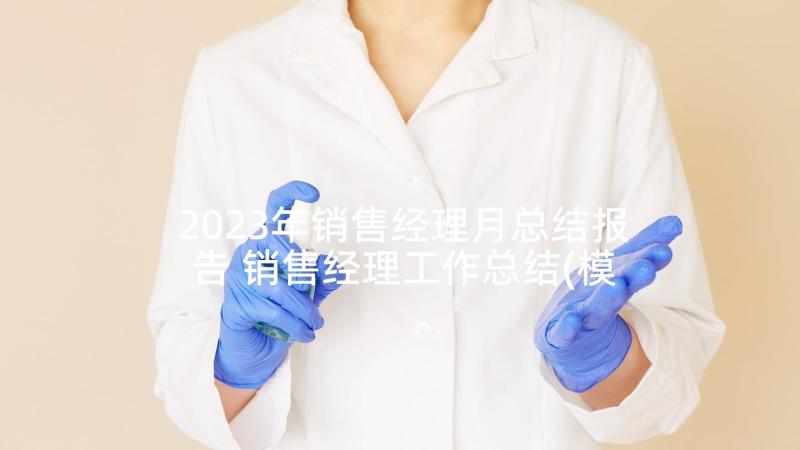 2023年销售经理月总结报告 销售经理工作总结(模板10篇)