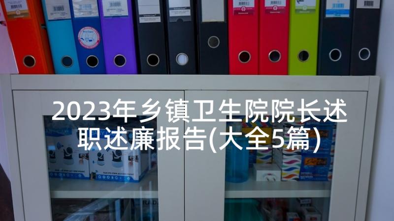 2023年乡镇卫生院院长述职述廉报告(大全5篇)