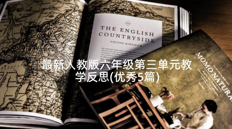 最新人教版六年级第三单元教学反思(优秀5篇)