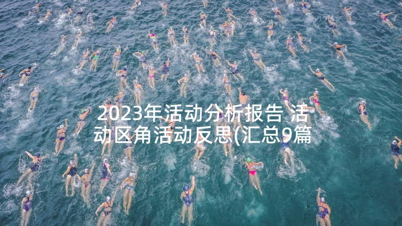 2023年活动分析报告 活动区角活动反思(汇总9篇)