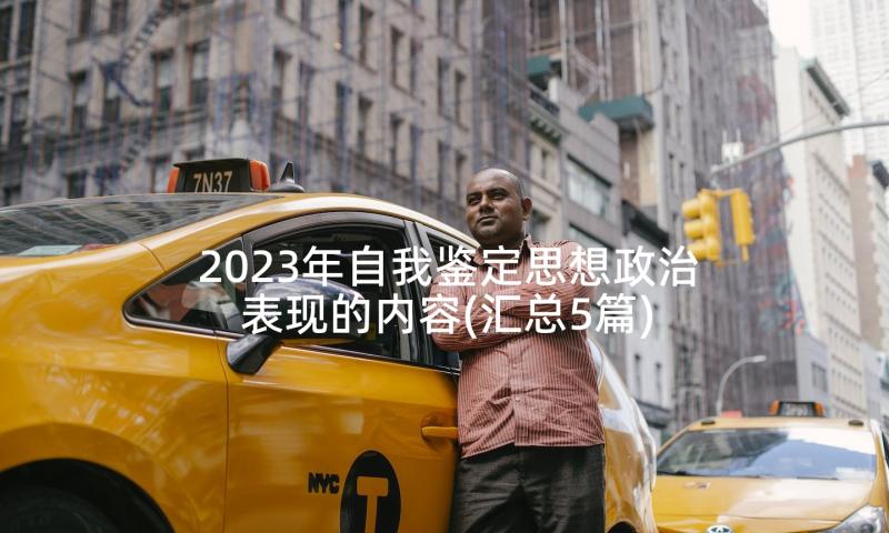 2023年自我鉴定思想政治表现的内容(汇总5篇)