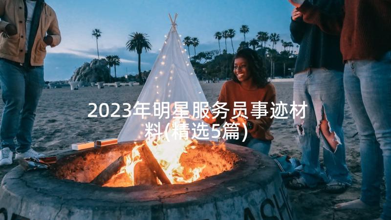 2023年明星服务员事迹材料(精选5篇)