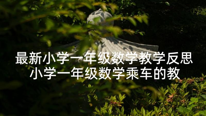 最新小学一年级数学教学反思 小学一年级数学乘车的教学反思(汇总5篇)