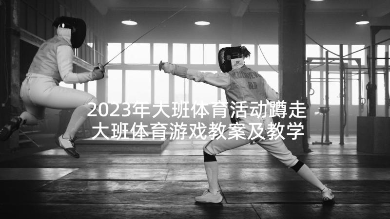 2023年大班体育活动蹲走 大班体育游戏教案及教学反思有趣的轮胎(优秀5篇)