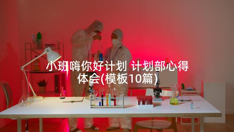 小班嗨你好计划 计划部心得体会(模板10篇)