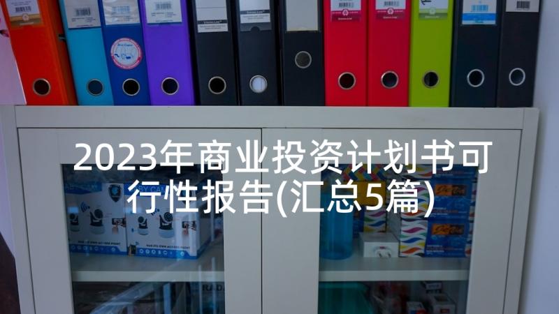 2023年商业投资计划书可行性报告(汇总5篇)