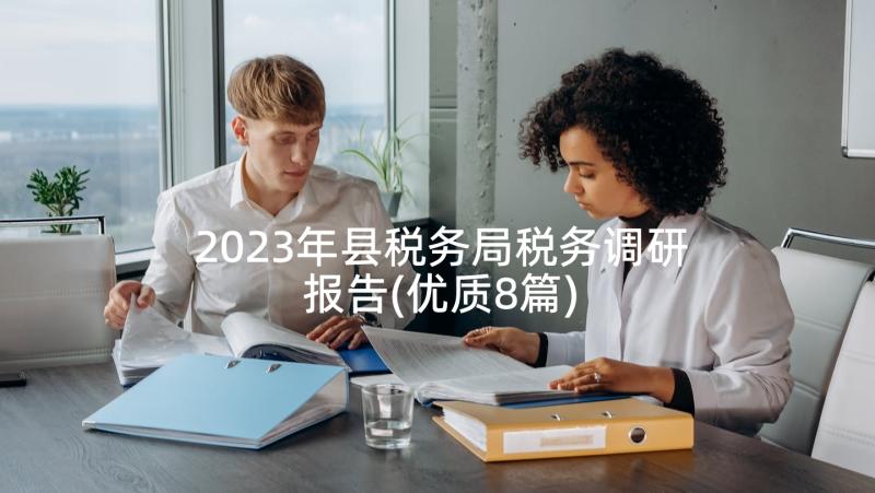 2023年县税务局税务调研报告(优质8篇)