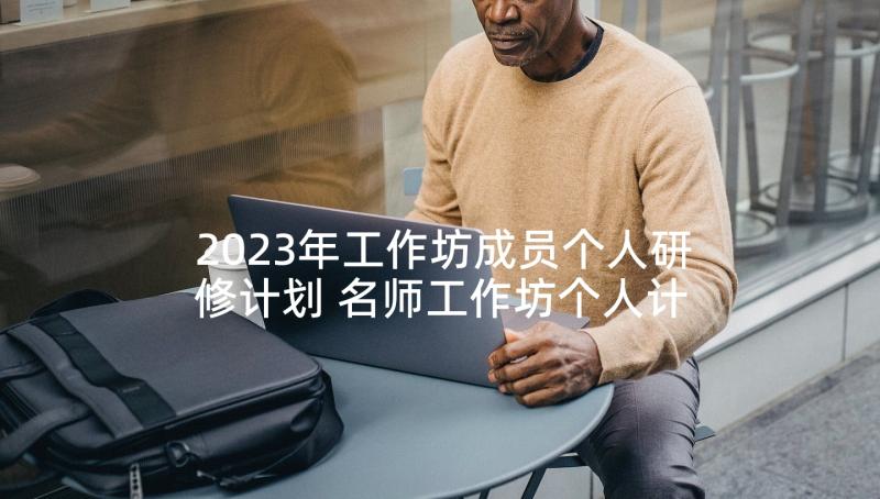 2023年工作坊成员个人研修计划 名师工作坊个人计划(优质5篇)