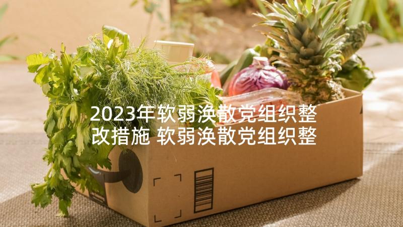 2023年软弱涣散党组织整改措施 软弱涣散党组织整改情况报告(精选5篇)