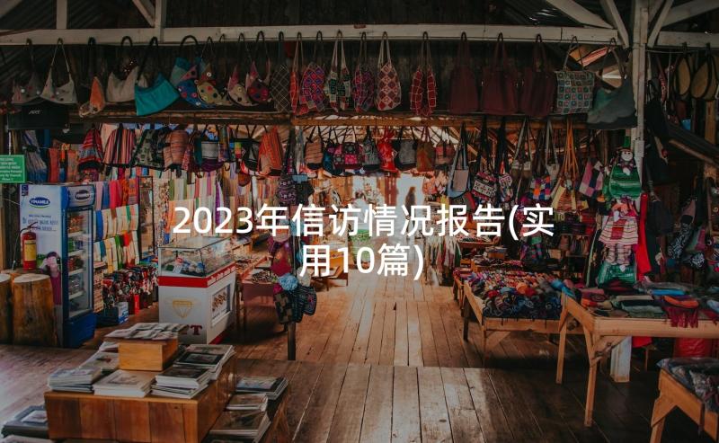 2023年信访情况报告(实用10篇)