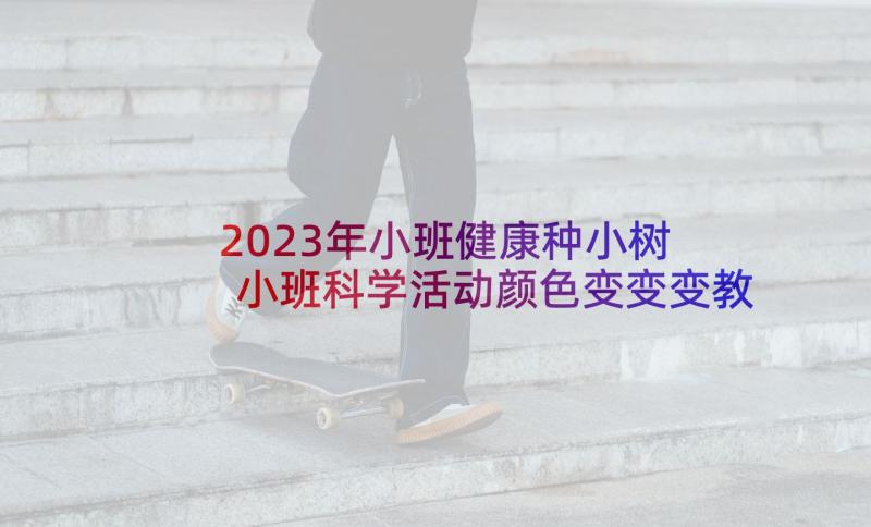 2023年小班健康种小树 小班科学活动颜色变变变教学反思(汇总9篇)