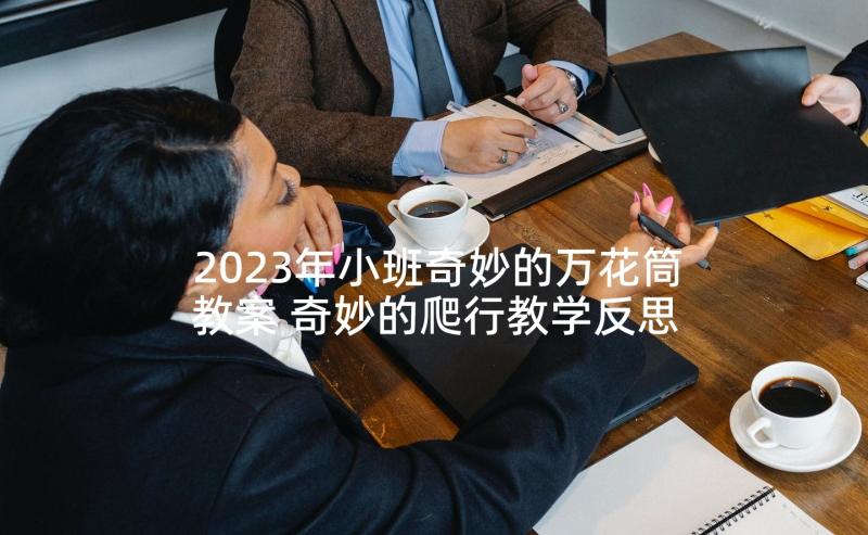 2023年小班奇妙的万花筒教案 奇妙的爬行教学反思(优秀5篇)