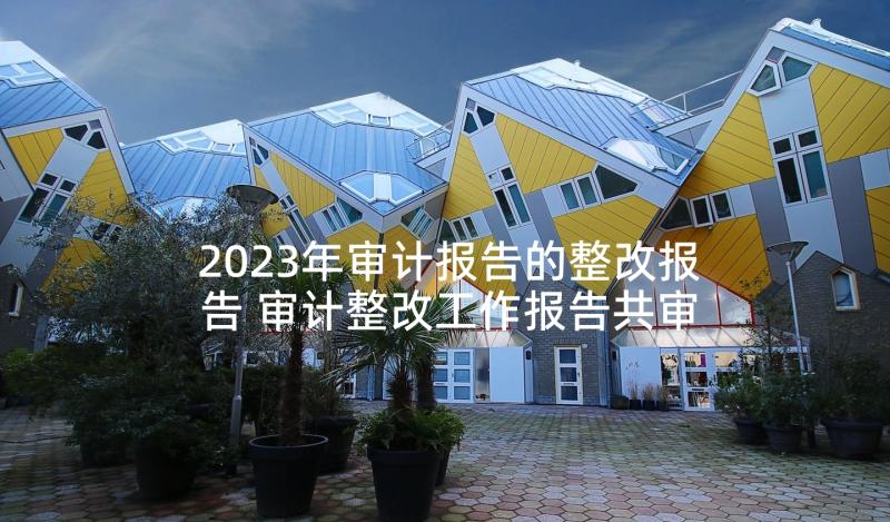 2023年审计报告的整改报告 审计整改工作报告共审计工作整改报告(大全7篇)