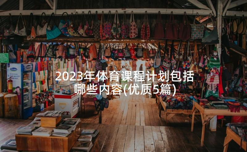 2023年体育课程计划包括哪些内容(优质5篇)