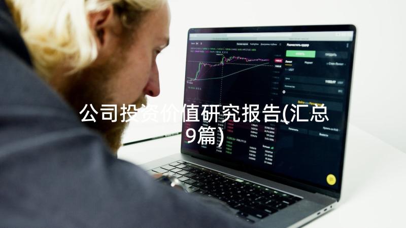 公司投资价值研究报告(汇总9篇)