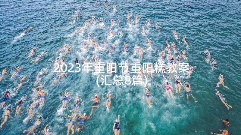 2023年重阳节重阳糕教案(汇总8篇)