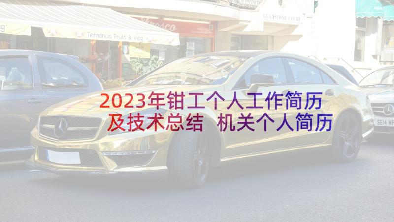 2023年钳工个人工作简历及技术总结 机关个人简历机关个人工作简历(模板5篇)