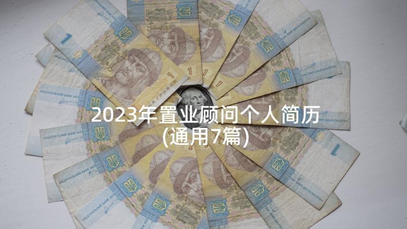 2023年置业顾问个人简历(通用7篇)