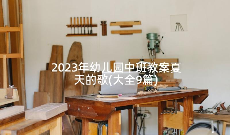 2023年幼儿园中班教案夏天的歌(大全9篇)