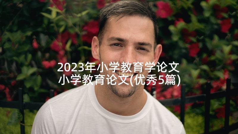 2023年小学教育学论文 小学教育论文(优秀5篇)