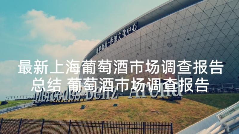 最新上海葡萄酒市场调查报告总结 葡萄酒市场调查报告(汇总5篇)