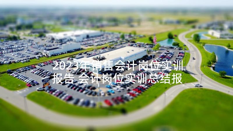 2023年销售会计岗位实训报告 会计岗位实训总结报告(实用5篇)