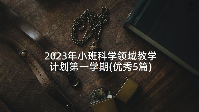 2023年小班科学领域教学计划第一学期(优秀5篇)