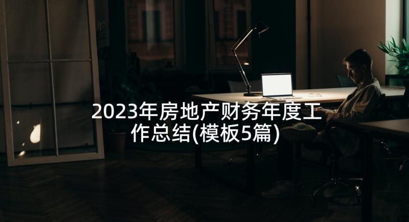 2023年房地产财务年度工作总结(模板5篇)