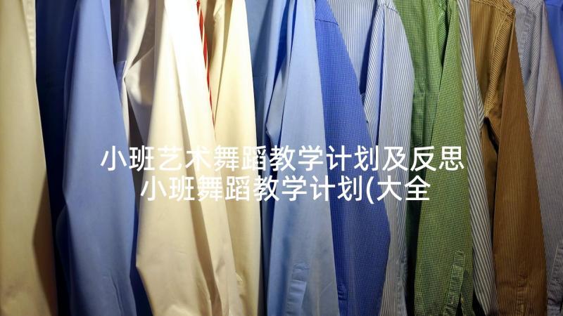 小班艺术舞蹈教学计划及反思 小班舞蹈教学计划(大全6篇)