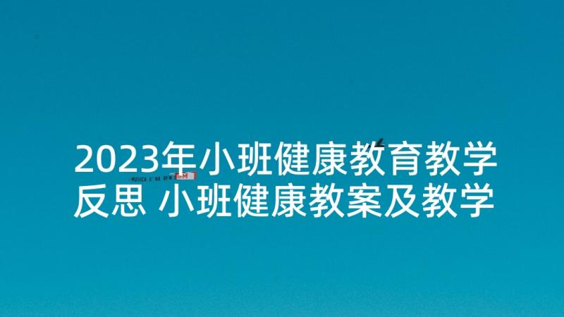 2023年小班健康教育教学反思 小班健康教案及教学反思小手帕(精选9篇)