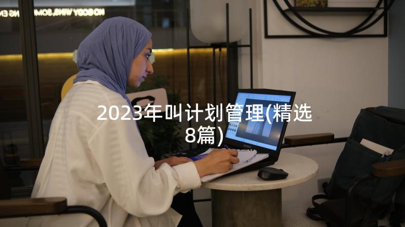 2023年叫计划管理(精选8篇)