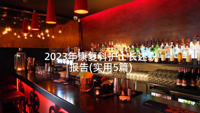 2023年康复科护士长述职报告(实用5篇)