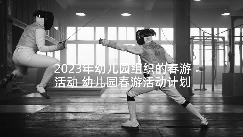 2023年幼儿园组织的春游活动 幼儿园春游活动计划(实用9篇)