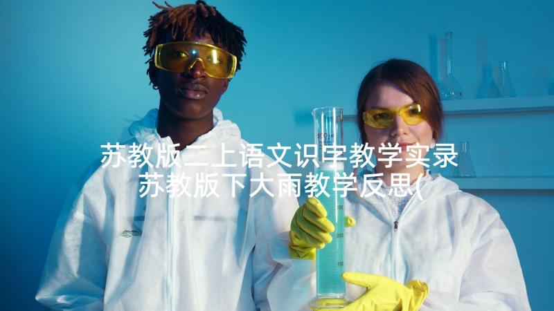 苏教版二上语文识字教学实录 苏教版下大雨教学反思(优秀5篇)