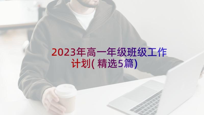 2023年高一年级班级工作计划(精选5篇)