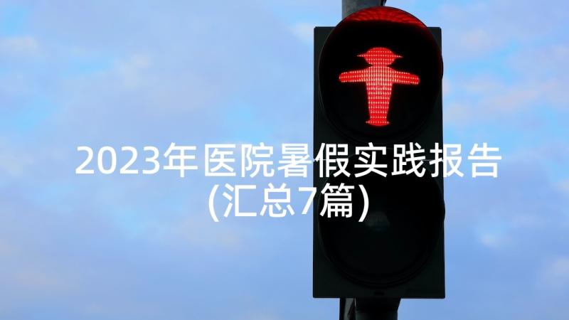 2023年医院暑假实践报告(汇总7篇)