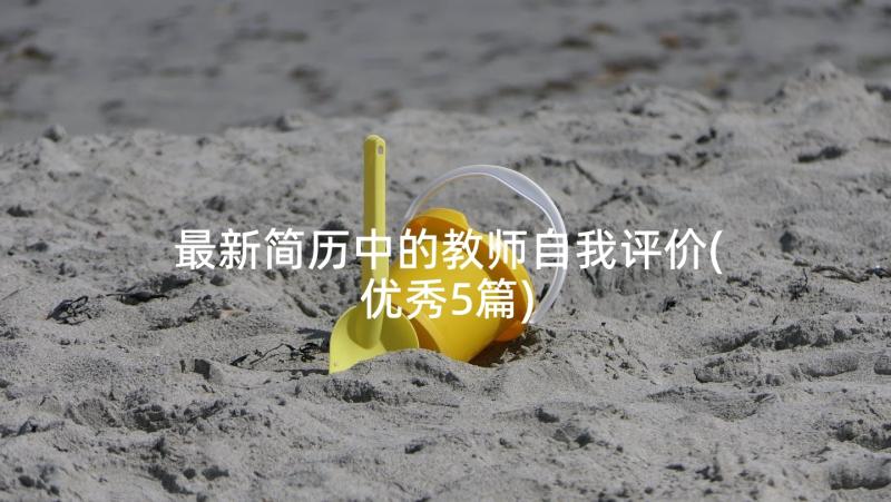 最新简历中的教师自我评价(优秀5篇)