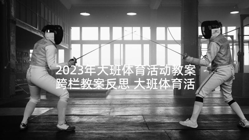 2023年大班体育活动教案跨栏教案反思 大班体育活动教案(大全5篇)