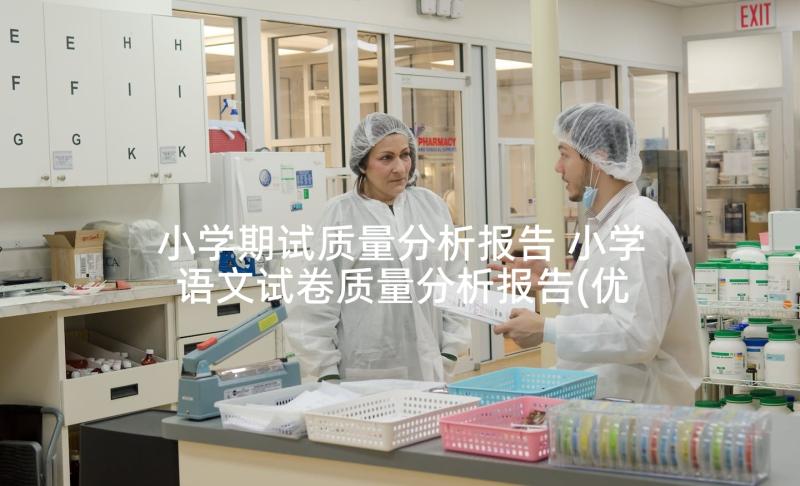 小学期试质量分析报告 小学语文试卷质量分析报告(优质9篇)