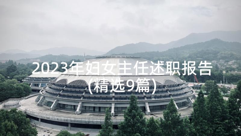 2023年妇女主任述职报告(精选9篇)