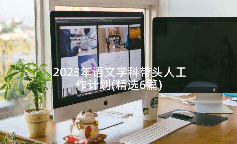 2023年语文学科带头人工作计划(精选6篇)