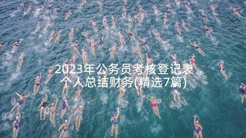 2023年公务员考核登记表个人总结财务(精选7篇)