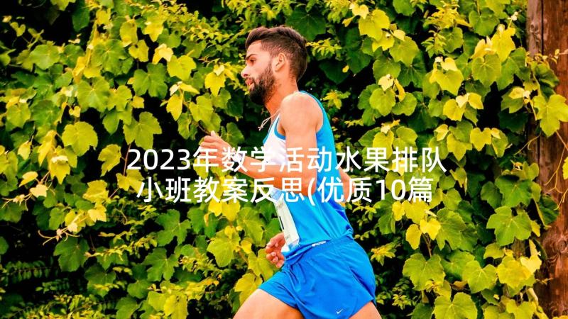 2023年数学活动水果排队小班教案反思(优质10篇)