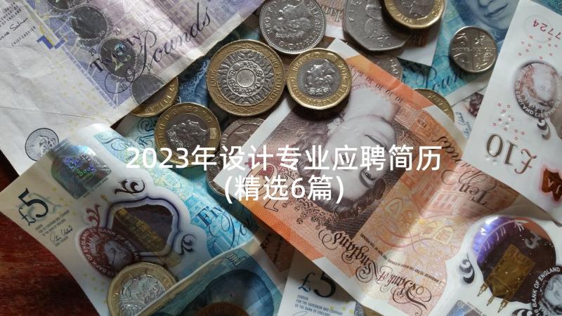 2023年设计专业应聘简历(精选6篇)