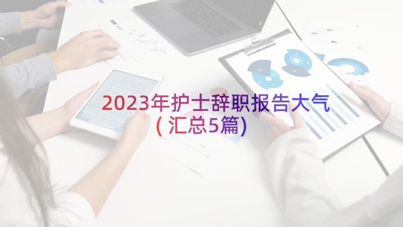 2023年护士辞职报告大气(汇总5篇)