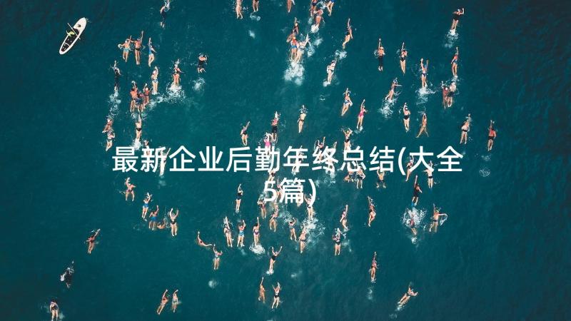 最新企业后勤年终总结(大全5篇)